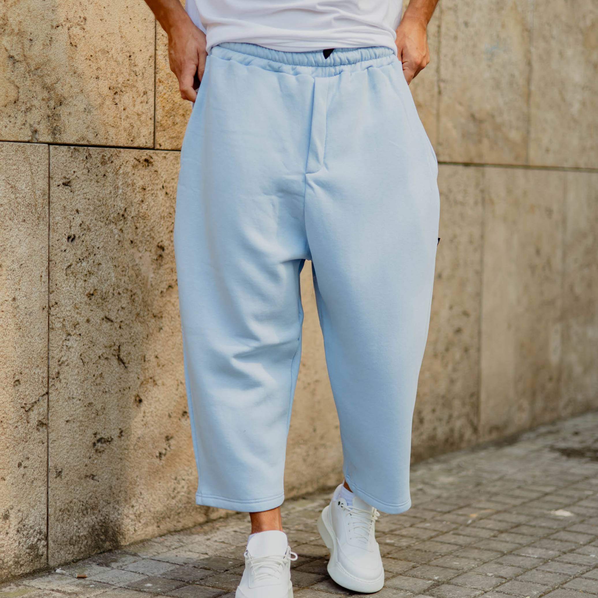 745745 Φόρμα παντελόνι σιέλ japaneese σε oversized γραμμή - Image 1