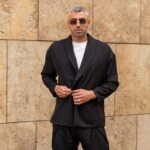 Σετ παντελόνι & σακάκι μαύρο σε oversized γραμμή - Image 5