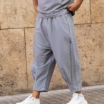 Παντελόνι γκρι japaneese σε oversized γραμμή - Image 2