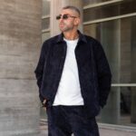 Σετ παντελόνι & πουκάμισο μαύρο κοτλέ σε άνετη γραμμή - Image 4