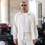 Σετ παντελόνι & πουκάμισο μπεζ κοτλέ σε άνετη γραμμή - Image 2