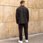 Σετ παντελόνι & πουκάμισο μαύρο σε άνετη γραμμή - Image 7