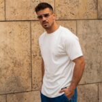 T-Shirt λευκό κανονική γραμμή - Image 2