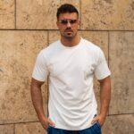 T-Shirt λευκό κανονική γραμμή