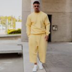 Φόρμα παντελόνι κίτρινο japaneese σε oversized γραμμή - Image 4