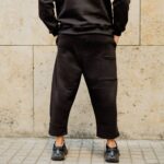 Φόρμα παντελόνι μαύρη japaneese σε oversized γραμμή - Image 3