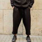 Φόρμα παντελόνι μαύρη japaneese σε oversized γραμμή