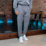 Σετ παντελόνι & πουκάμισο μαο γκρι σε άνετη γραμμή - Image 6