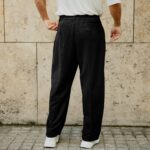 Παντελόνι μαύρο baggy σε oversized γραμμή - Image 4