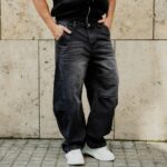 Τζιν baggy ξεβαμμένο σε oversized γραμμή - Image 2