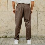 Παντελόνι καφέ baggy σε oversized γραμμή - Image 4
