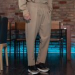 Σετ παντελόνι & πουκάμισο μαο camel σε άνετη γραμμή - Image 6