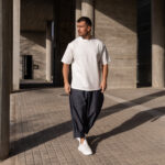 Παντελόνι μπλε τζιν japaneese σε oversized γραμμή - Image 5