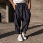 Παντελόνι μπλε τζιν japaneese σε oversized γραμμή