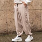 Φόρμα μπεζ σε oversized γραμμή - Image 2