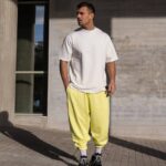 Φόρμα japaneese κίτρινο με κορδόνι baggy σε oversized γραμμή - Image 5