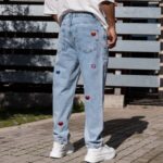 Τζιν με σχέδια σε άνετη γραμμή - Image 4