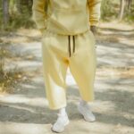 Φόρμα κίτρινο japanese σε oversized γραμμή