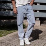 Τζιν με σκισίματα στα γόνατα σε άνετη γραμμή - Image 2