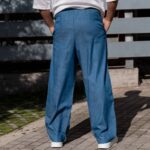 Τζιν baggy μπλε σε άνετη γραμμή - Image 5