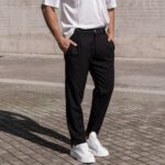 Παντελόνι μαύρο σε κανονική γραμμή - Image 3