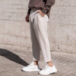 Παντελόνι μπεζ σε άνετη γραμμή - Image 3