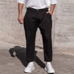 Παντελόνι μαύρο άνετη γραμμή