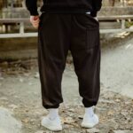 Φόρμα μαύρη baggy σε oversized γραμμή - Image 3