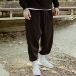 Φόρμα μαύρη baggy σε oversized γραμμή