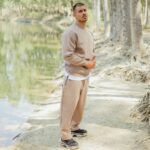 Σετ φούτερ πούρο με λαιμόκοψη & baggy φόρμα σε oversized γραμμή - Image 3