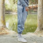 Φόρμα σιελ baggy σε oversized γραμμή - Image 3
