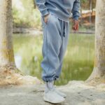Φόρμα σιελ baggy σε oversized γραμμή - Image 2
