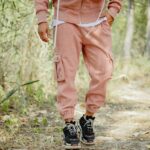 Σετ κοτλέ jacket & παντελόνι cargo ροζ σε oversized γραμμή - Image 7