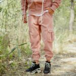 Σετ κοτλέ jacket & παντελόνι cargo ροζ σε oversized γραμμή - Image 8