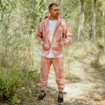 Σετ κοτλέ jacket & παντελόνι cargo ροζ σε oversized γραμμή - Image 3