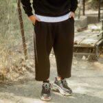 Φόρμα μαύρη japanese σε oversized γραμμή
