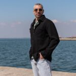 Ζακέτα - πουκάμισο μαύρο σε oversized γραμμή - Image 2