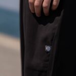 Παντελόνι μαύρο japaneese λινό σε oversized γραμμή - Image 6