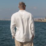 Πουκάμισο λευκό σε oversized γραμμή - Image 4