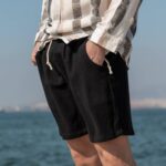 Set πουκάμισο με βερμούδα ριγέ σε άνετη γραμμή - Image 6