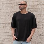T-shirt μαύρο
