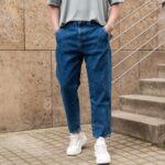 Τζιν με ίσια τσέπη σε oversized γραμμή