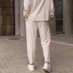Set λινό μπεζ σε oversized γραμμή - Image 8