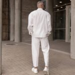 Set λινό λευκό σε oversized γραμμή - Image 8