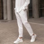 Set λινό λευκό σε oversized γραμμή - Image 7