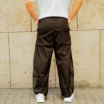 Παντελόνι baggy μαύρο σε oversized γραμμή - Image 5