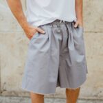 Βερμούδα γκρι baggy σε oversized γραμμή - Image 3