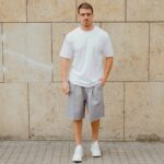 Βερμούδα γκρι baggy σε oversized γραμμή - Image 5