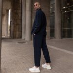 Set λινό μπλε σε oversized γραμμή - Image 3