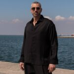 Πουκάμισο μαύρο σε oversized γραμμή